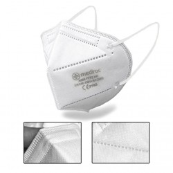 Mediroc Μάσκα Προσώπου FFP2 NR Κουτί 100 τμχ. (πιστοποιημένο προϊόν) A666 + 25 Δώρο